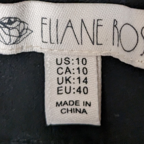 Elaine Rose : not mine if iSlimming bi-stretch straight-leg pantFlat-front pant - Picture 4 of 6